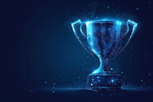 Abstract image of a trophy