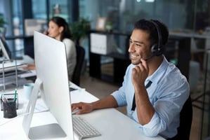 Person working with UcaaS products
