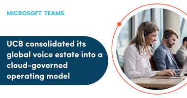 How UCB reduced voice risk with cloud control  + ' icon'