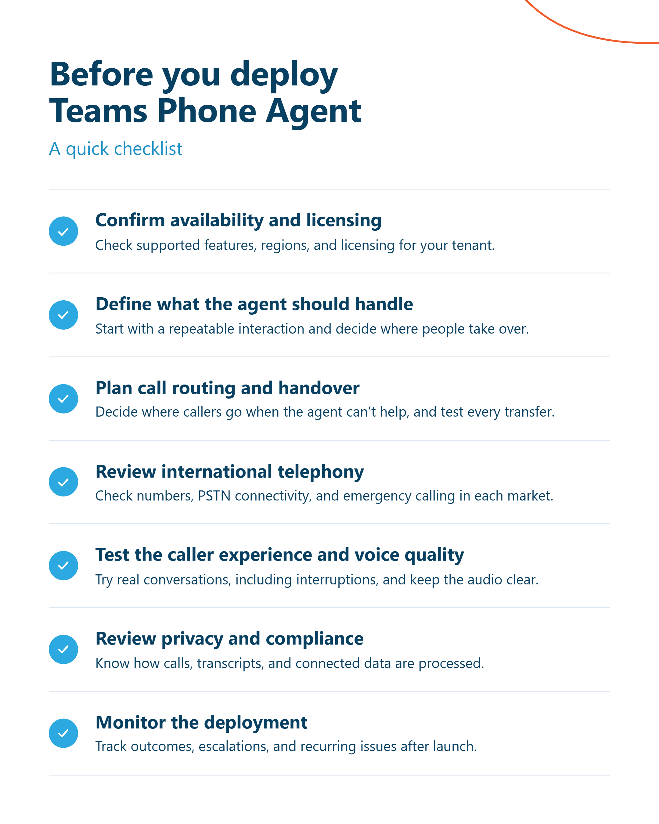 Deployment checklist, vertical@2x