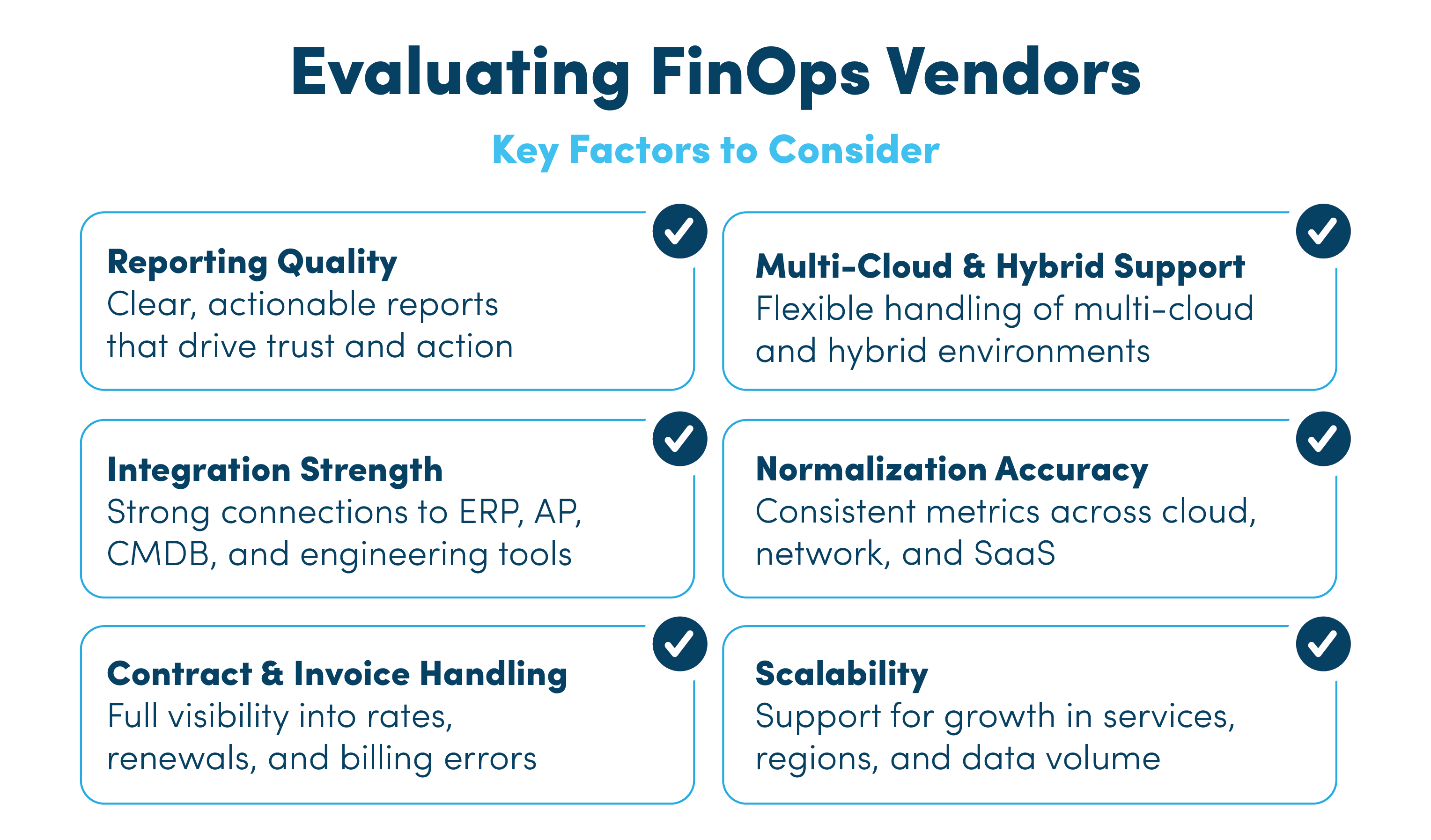evaluating FinOps vendors