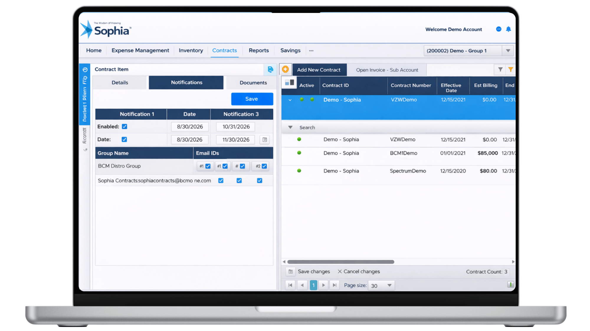 Sophia contract risk