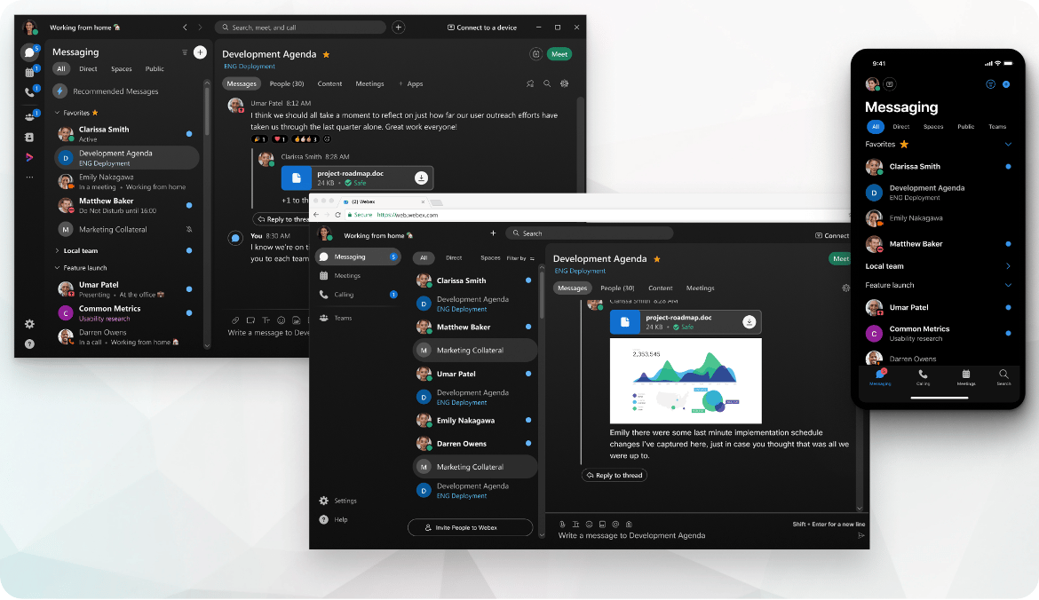 Webex Calling on multiple devices