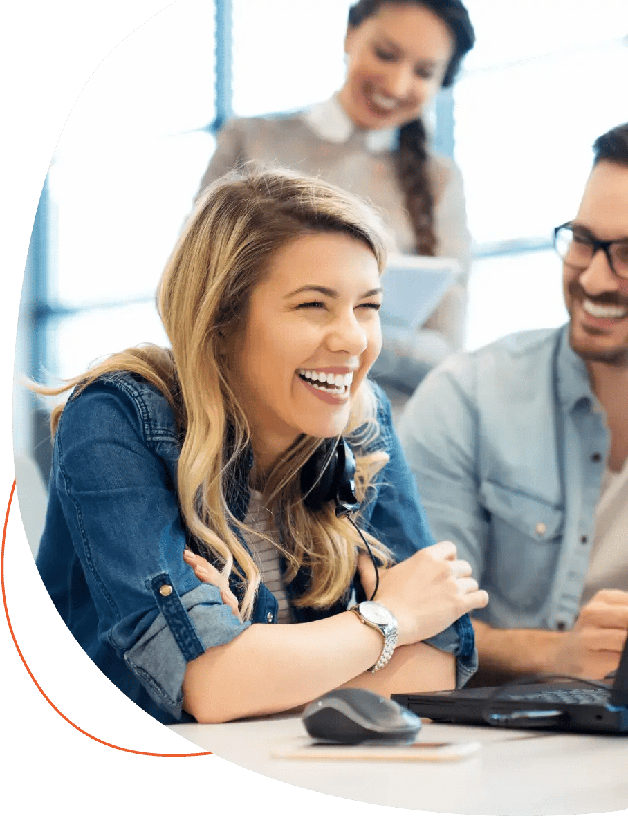 Contact Center Phone Systems hero - tablet