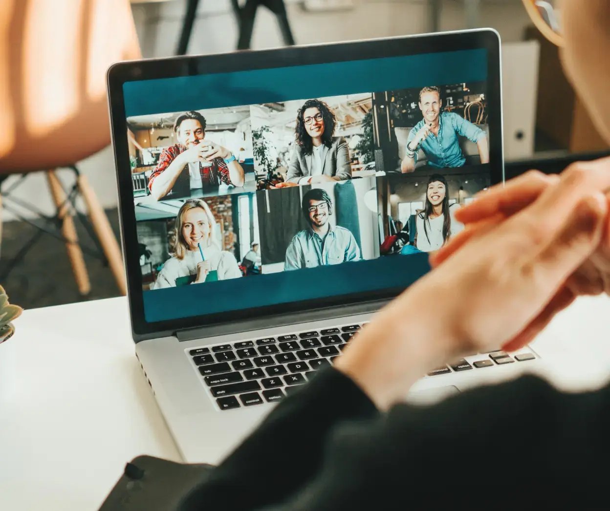 screen displayinh video call