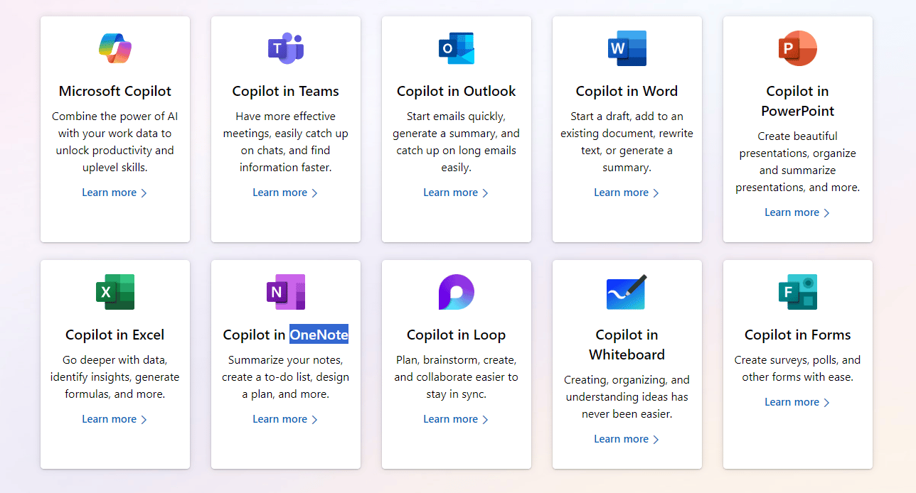 copilot in other apps