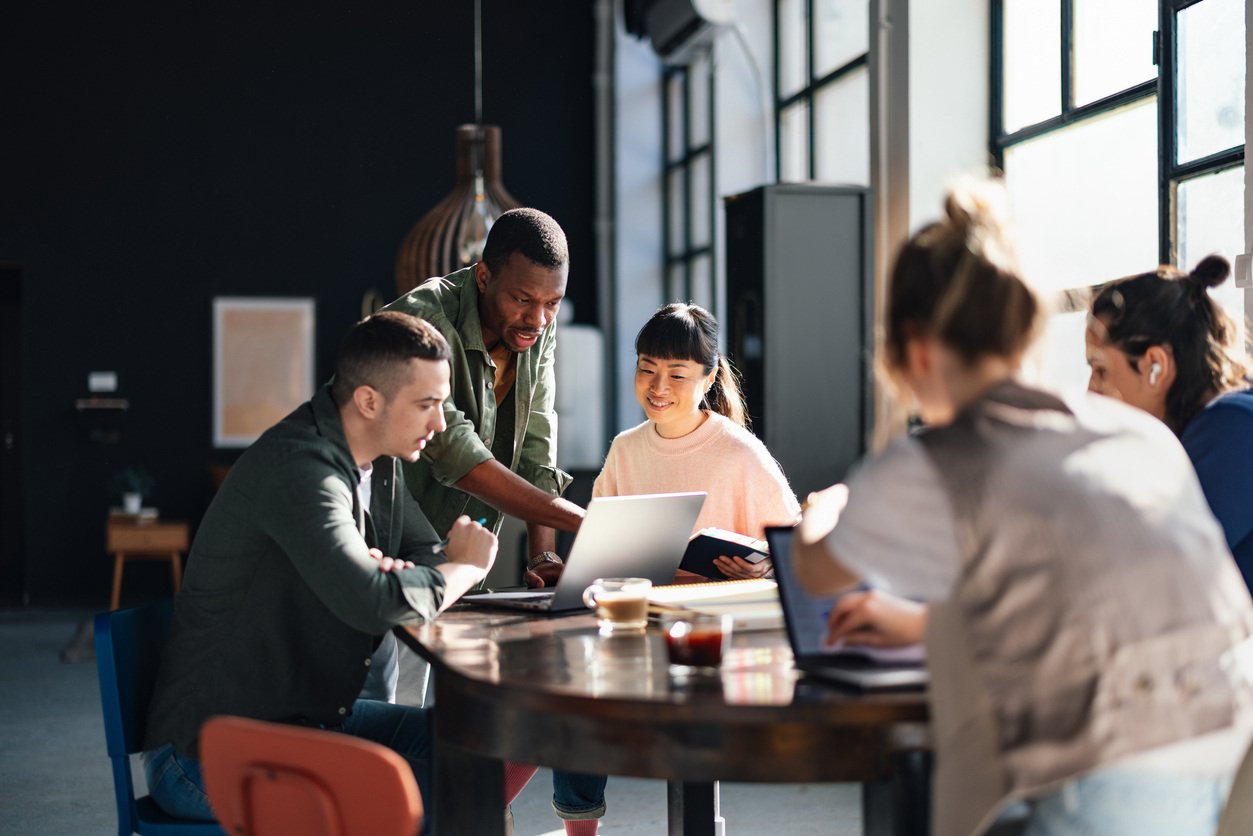 modern office collaboration