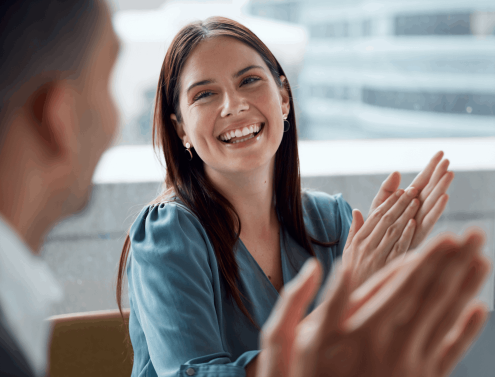 Are you ready to get started - two voice specialists in a meeting