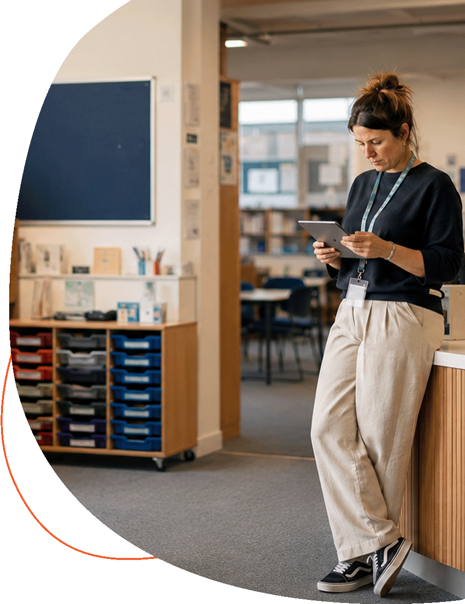 voice and network solution for education - tablet