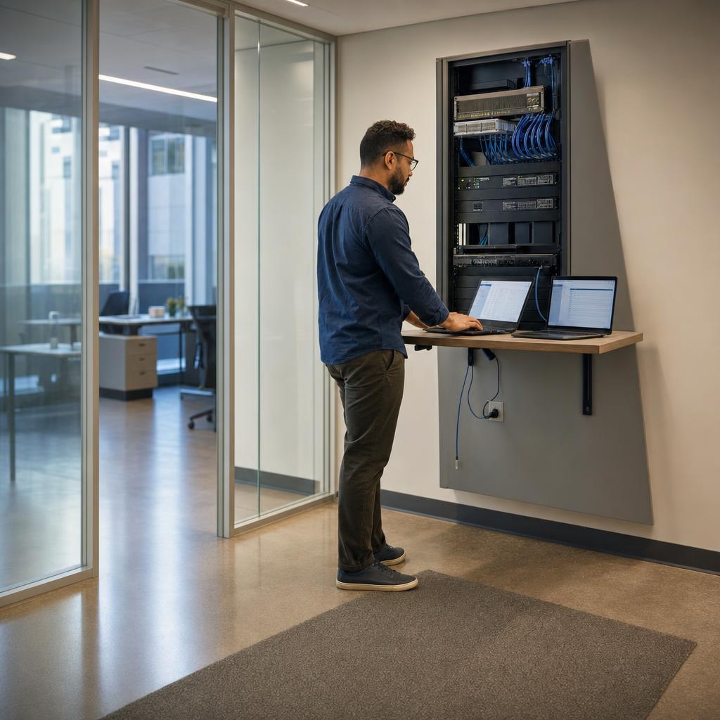 Enterprise Engineer Commissioning Telecom Room Equipment